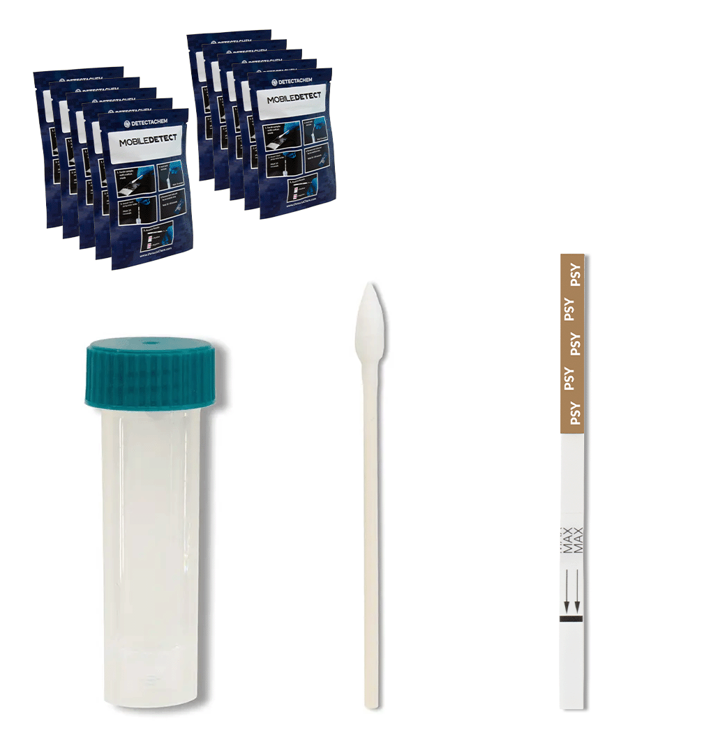 Mushroom test strip kits - 10 individually packaged kits